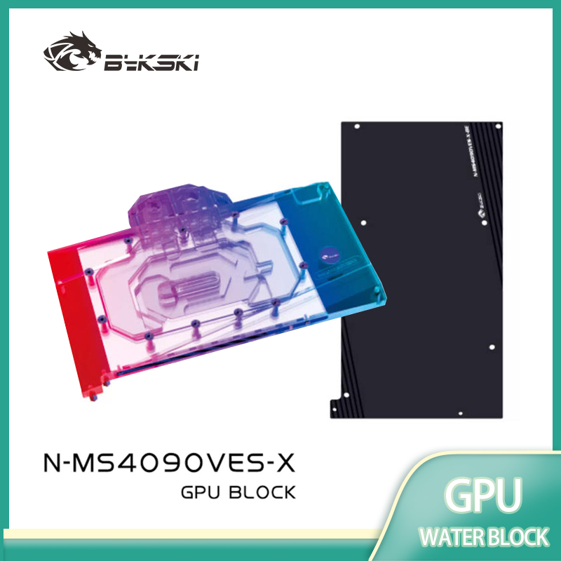 Rtx 4090 Water Block - บล็อกระบายความร้อน GPU Bykski สำหรับการ์ดจอ MSI GeForce