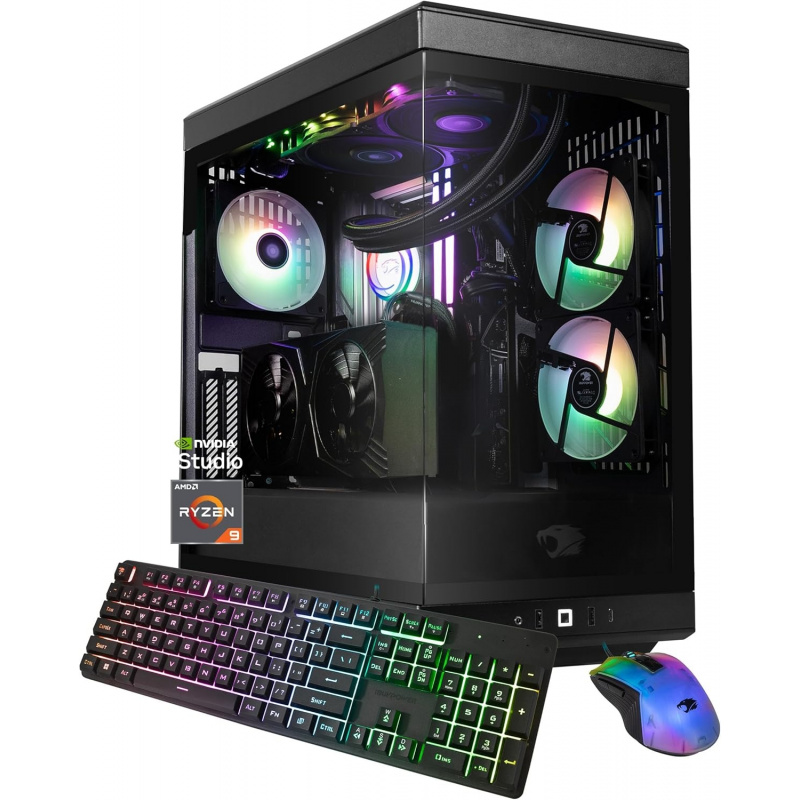 Desktop Gaming Gpu 32Gb - คอมพิวเตอร์ตั้งโต๊ะสำหรับเล่นเกม Ryzen 9 7900X CPU, NVIDIA