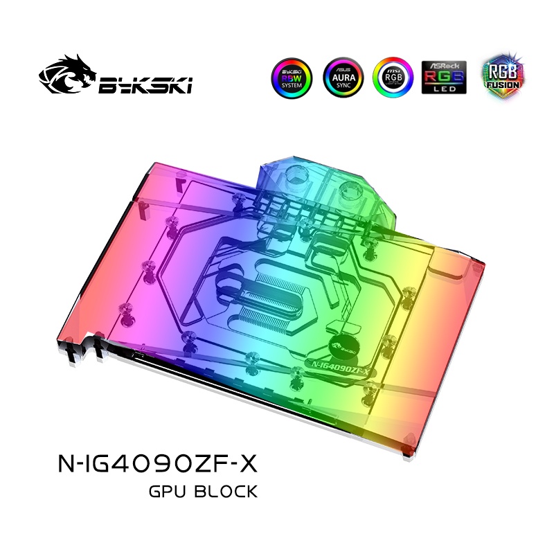 Rtx 4090 Water Block - Bykski N-IG4090ZF-X GPU Block ใช้สําหรับ iGame