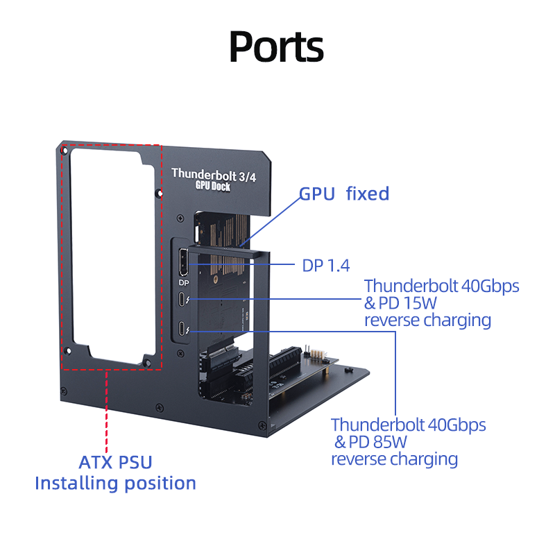 eGPU Thunderbolt 4/3 TB3/TB4 ต - Gpu External Dock Egpu Thunderbolt 4 บทวิจารณ์และราคา