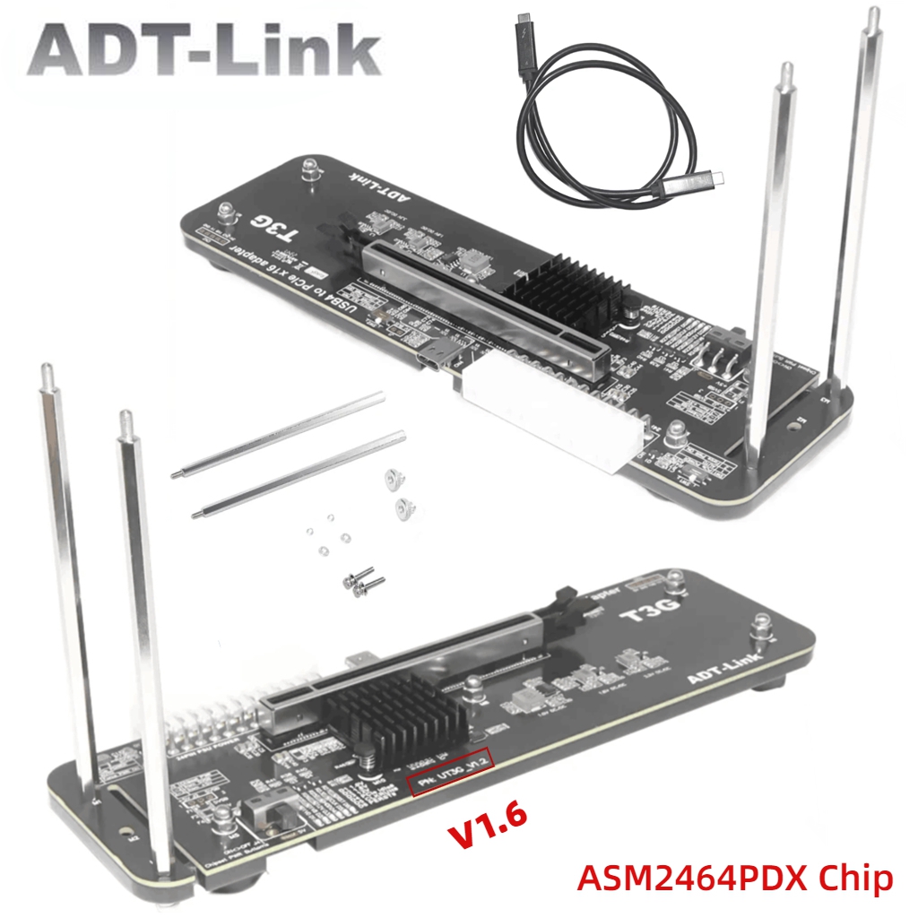 ADT UT3G สำหรับ NUC ITX STX โน - Gpu External Dock Egpu Thunderbolt 4 บทวิจารณ์และราคา