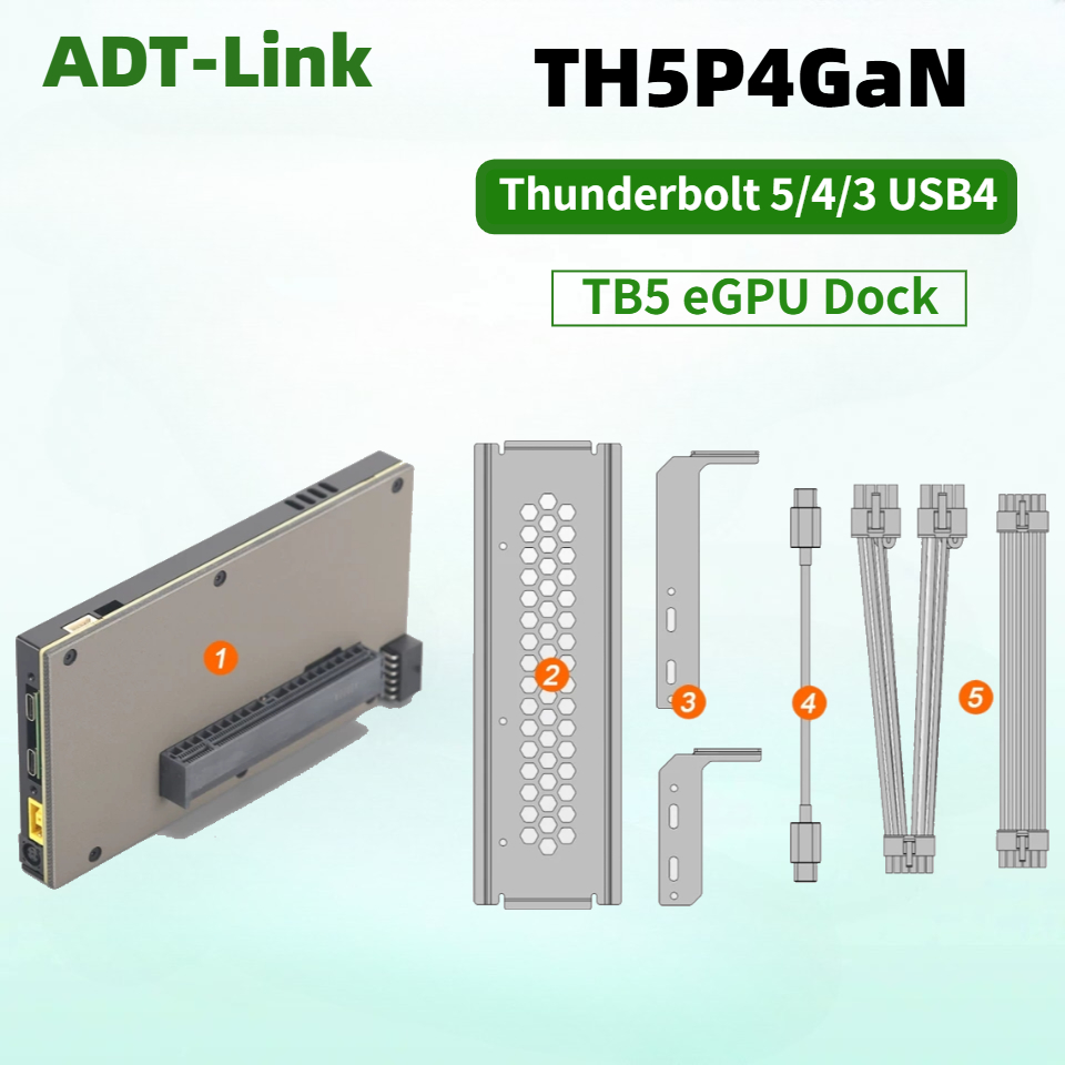 TH5P4GaN แล็ปท็อป Thunderbolt  - Gpu External Dock Egpu Thunderbolt 4 บทวิจารณ์และราคา
