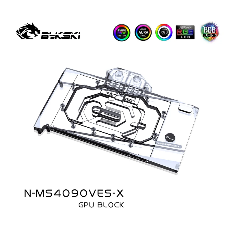 บล็อกระบายความร้อน GPU Bykski  - Rtx 4090 Water Block บทวิจารณ์และราคา