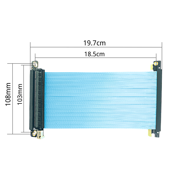 Dual Reverse Pcie 4.0สาย185มม. - Itx Gpu Riser Pcie 4.0 16X บทวิจารณ์และราคา